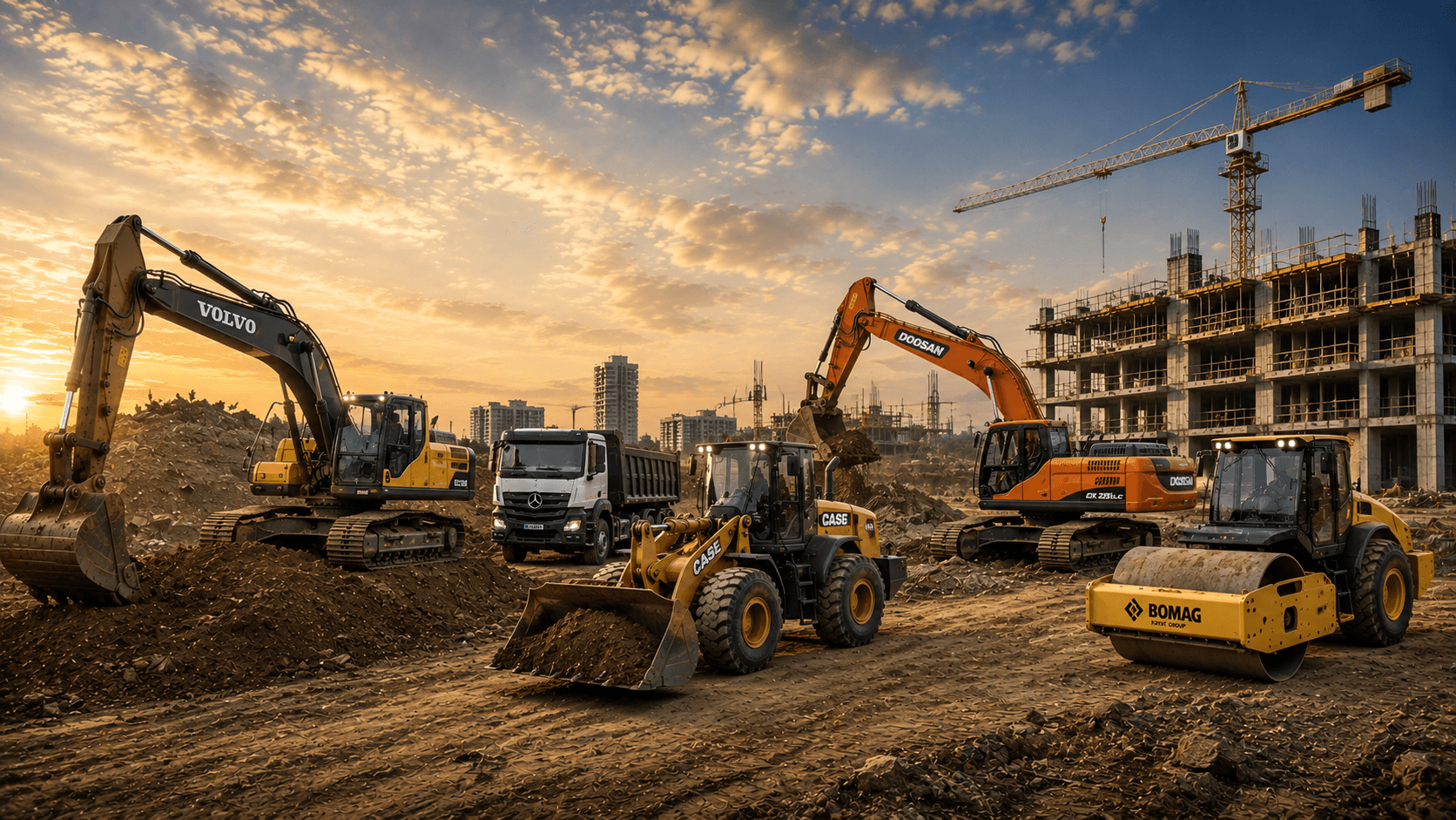 Máquinas de construção da Lavoro