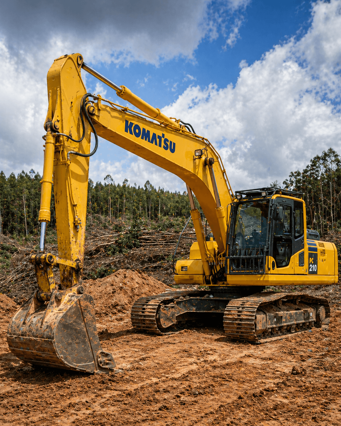 Escavadeira Komatsu PC210