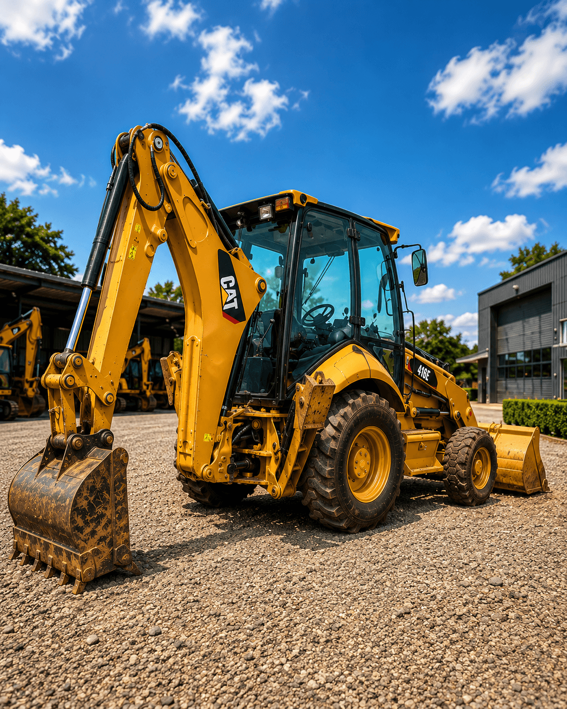 Retroescavadeira Caterpillar 416D 4x2 2009