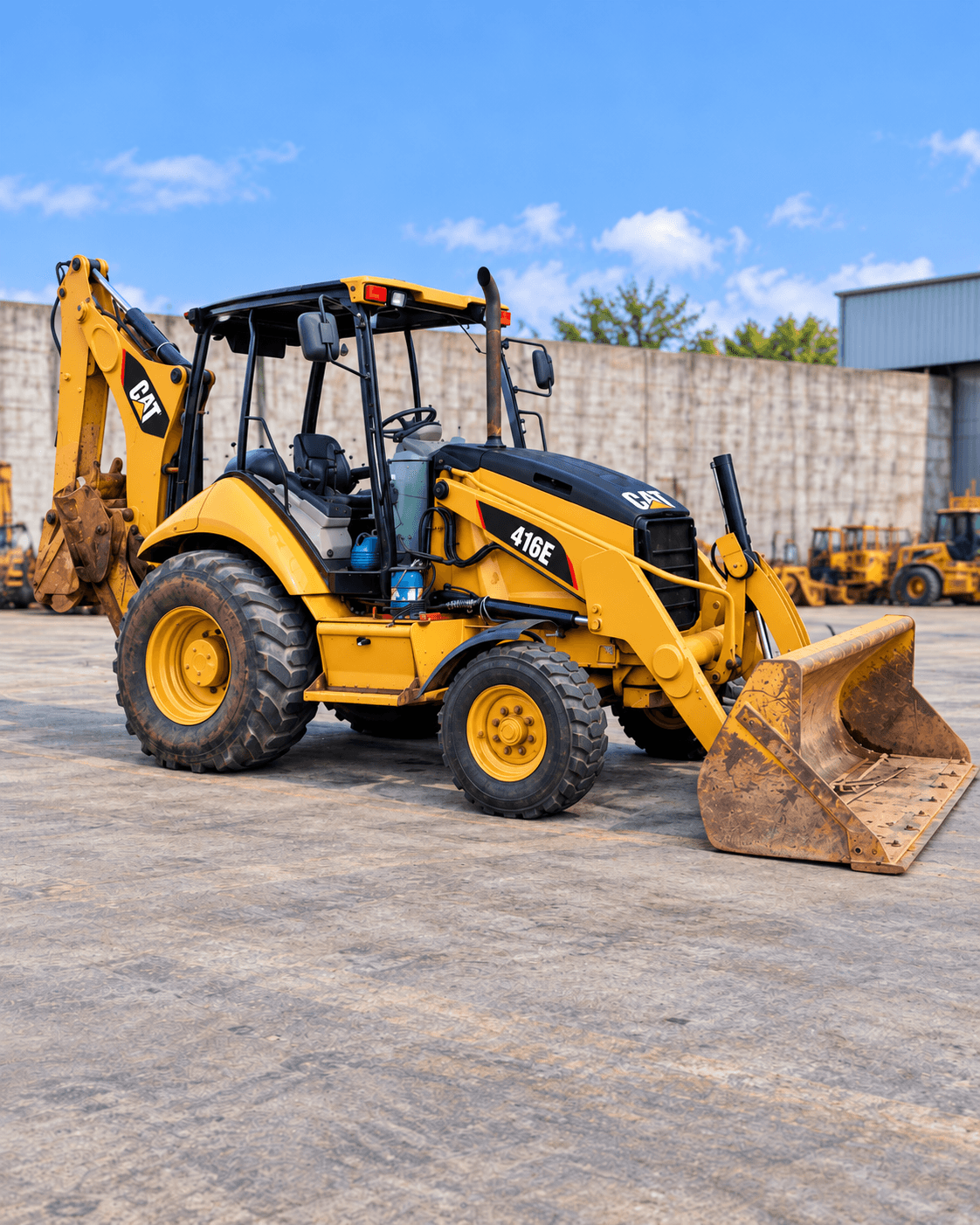 Retroescavadeira Caterpillar 416E 4x2 2011