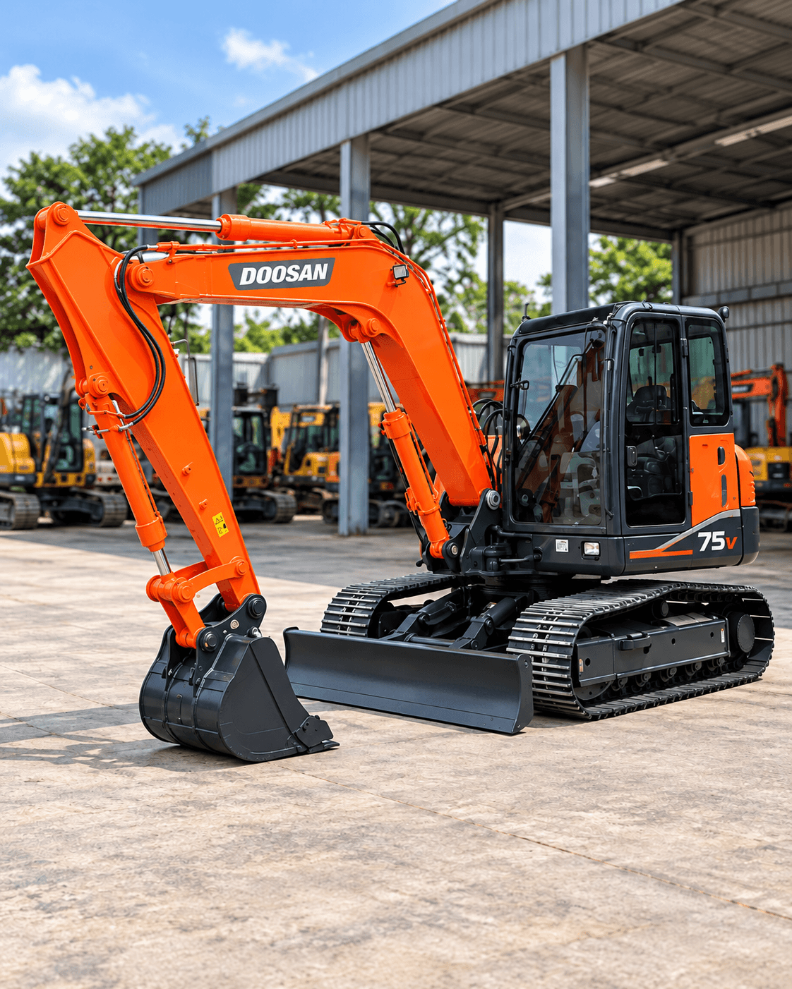 Escavadeira Hidráulica Doosan Solar 75V 2011