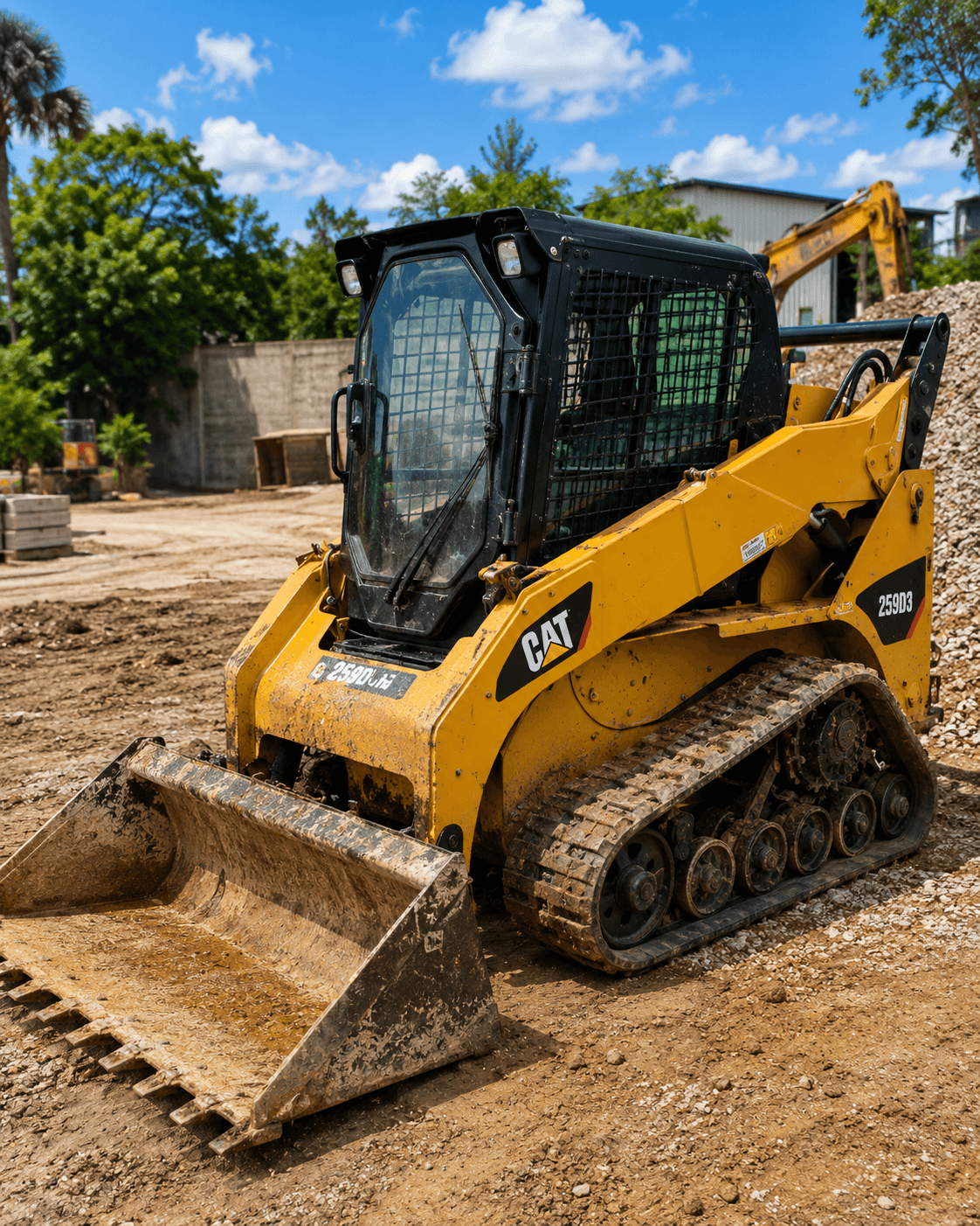 Mini Carregadeira Caterpillar 257B