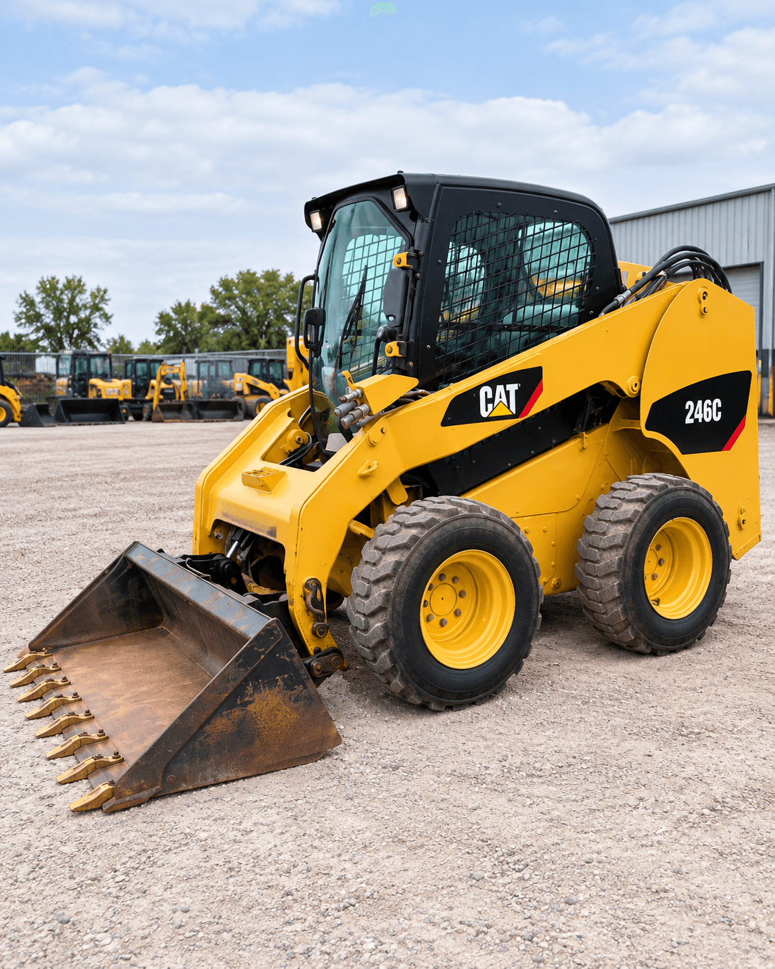 Mini Carregadeira Caterpillar 246C 2012