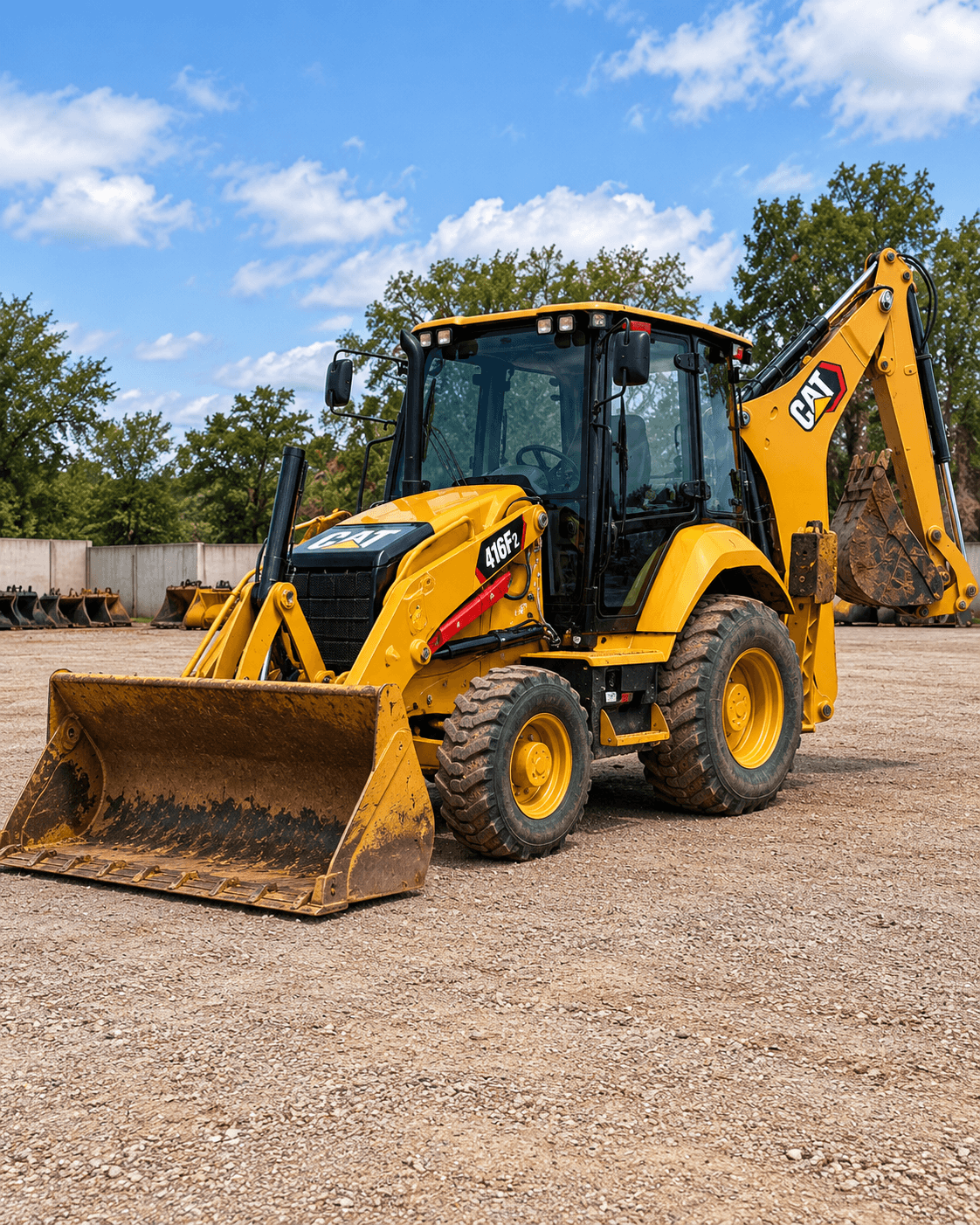Retroescavadeira Caterpillar 416F2 4x4 2025