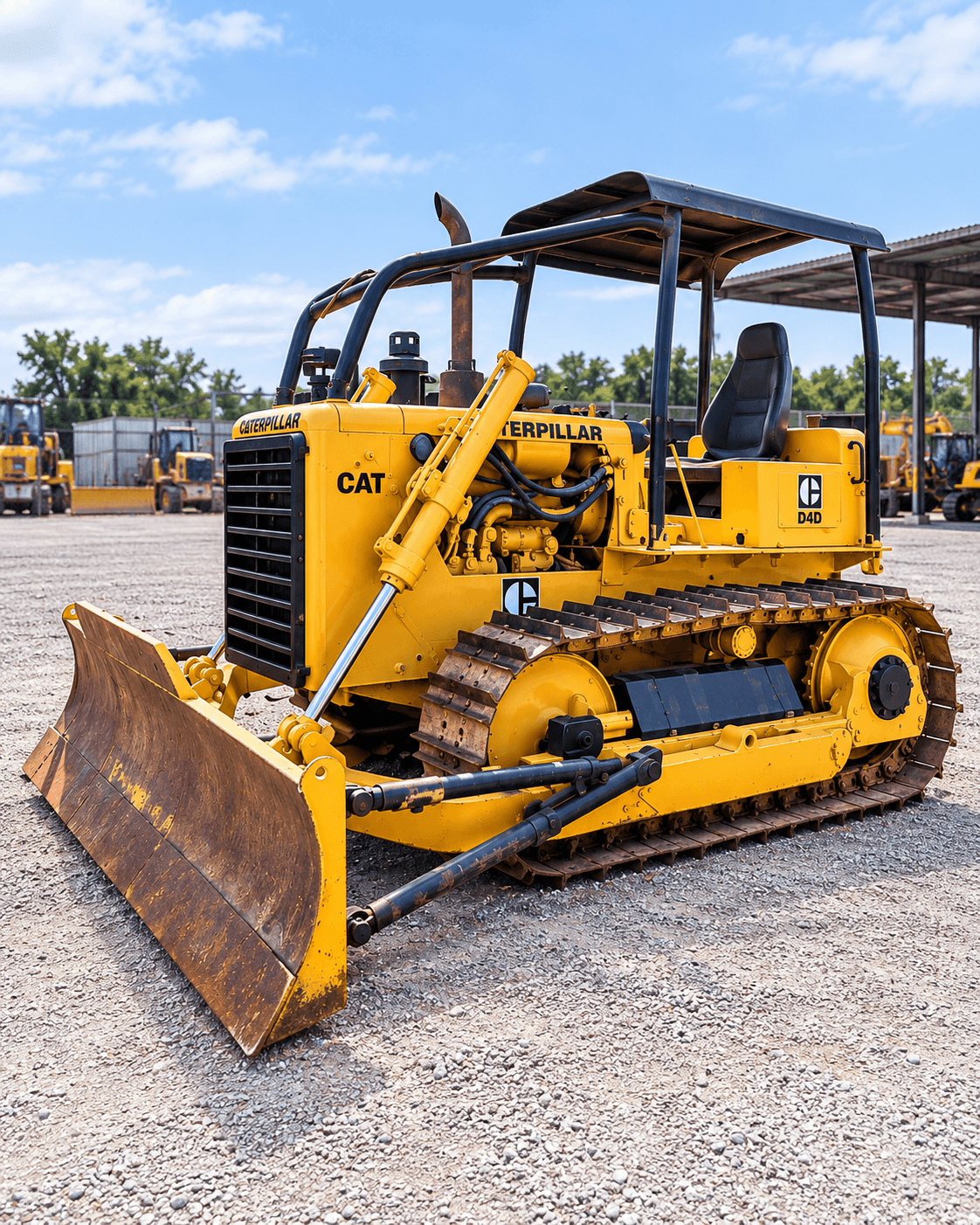 Trator de Esteiras Caterpillar D4D 1979